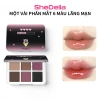 Bảng phấn mắt SHEDELLA 6g - Lâu trôi, không phai, dễ tô màu, hiệu ứng 3D, độ bóng cao, 6 trong 1 - Giảm giá 18%