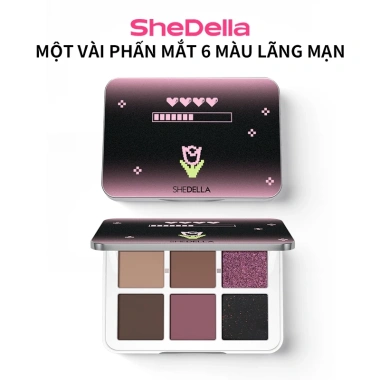 Bảng phấn mắt SHEDELLA 6g - Lâu trôi, không phai, dễ tô màu, hiệu ứng 3D, độ bóng cao, 6 trong 1 - Giảm giá 18% 8 Bảng phấn mắt SHEDELLA 6g - Lâu trôi, không phai, dễ tô màu, hiệu ứng 3D, độ bóng cao, 6 trong 1 - Giảm giá 18% 8