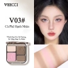 Bảng Phấn Tạo Khối VEECCI Tự Nhiên Lâu Trôi - Chống Thấm Nước, Bắt Sáng Hot Douyin, Giá chỉ 150.000đ 5