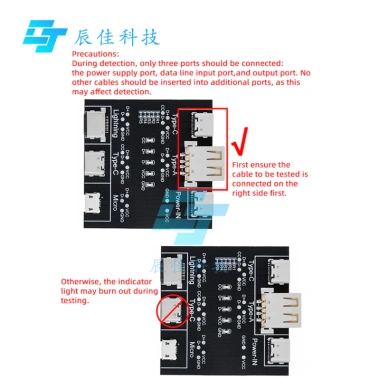 Bảng phát hiện cáp Type-C DT3, kiểm tra cáp Micro USB, ngắn mạch, bật tắt - Công cụ chẩn đoán iOS Android 9