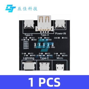 Bảng phát hiện cáp Type-C DT3, kiểm tra cáp Micro USB, ngắn mạch, bật tắt - Công cụ chẩn đoán iOS Android 10