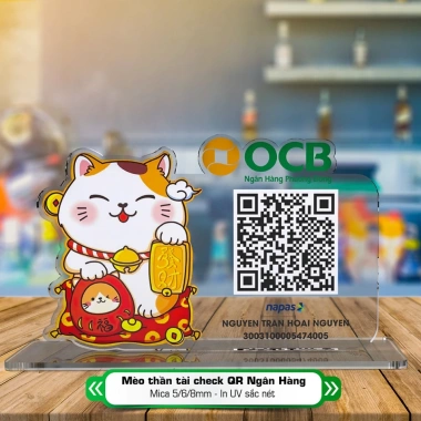 Bảng QR Code để bàn mica - In theo yêu cầu, bền đẹp, giảm giá 23% chỉ 26.250₫ 3