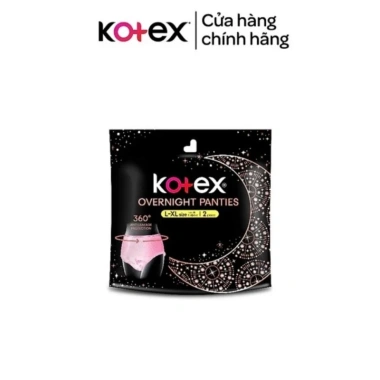 Băng quần KOTEX size XL gói 2 miếng Thấm hút nhanh, bảo vệ an toàn, chỉ 35.000đ