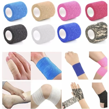 Băng quấn thể thao cao su non tự dính - Giảm chấn thương, hỗ trợ cơ, chỉ 7.225đ