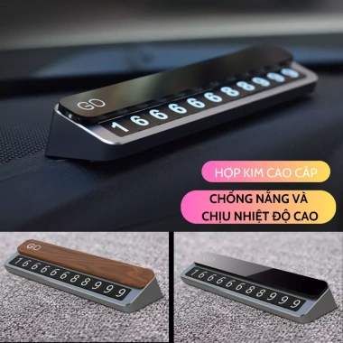 Bảng Số Điện Thoại GD Kim Loại Nguyên Khối Nắp Trượt Vân Gỗ Loại 1 Giá 179.000₫