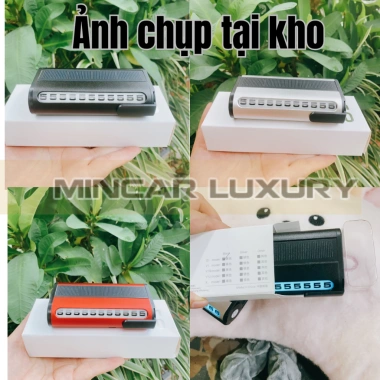 Bảng Số Điện Thoại Kim Loại Năng Lượng Mặt Trời LED Dạ Quang Mincar 136,220₫