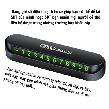 Bảng Số Điện Thoại Ô Tô In Logo Sang Trọng - Giá Ưu Đãi 10.000₫
