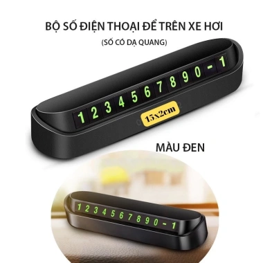Bảng Số Điện Thoại Ô Tô In Logo Sang Trọng - Giá Ưu Đãi 10.000₫
