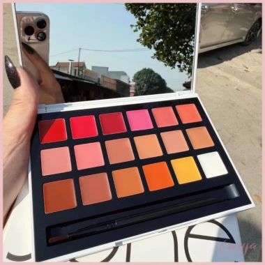 Bảng Son JOHE 18 ô Matte Lip Ver2 mẫu mới lỳ mịn vỏ trắng, giảm còn 780.000đ