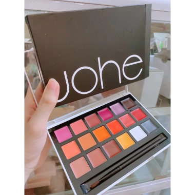 Bảng Son JOHE 18 ô Matte Lip Ver2 mẫu mới lỳ mịn vỏ trắng, giảm còn 780.000đ