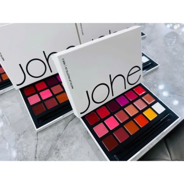 Bảng son Johe Matte Lip Ver2 18 màu siêu lì - Giá ưu đãi 399k, đẹp, lâu trôi