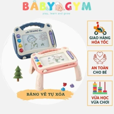 Bảng tập vẽ gạt xoá thông minh có chân - Tiết kiệm không gian, giá chỉ 82.000₫