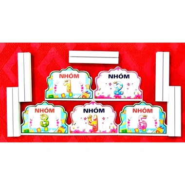 Bảng tên nhóm để bàn Mếch cứng cỡ A5 - 2 mặt, giá ưu đãi 160.000₫ 7