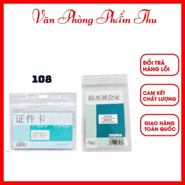 Bảng Tên Nhựa Dẻo Zipper 108 Ngang 107 Đứng - Chắc Chắn, Nhẹ, Giá 12.000đ
