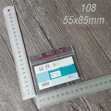 Bảng Tên Nhựa Dẻo Zipper 108 Ngang 107 Đứng - Chắc Chắn, Nhẹ, Giá 12.000đ