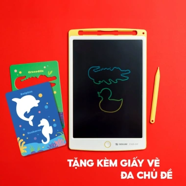 Bảng thông minh đa sắc Thiên Long EWB-001 - Bút nhẹ lướt êm, kèm giấy vẽ đa chủ đề, giảm còn 222.000₫