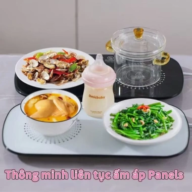 Bảng Thức Ăn Ấm Đa Chức Năng 37x18cm - Giữ Nhiệt Lâu Cho Bữa Ăn Gia Đình, Giá 110.800₫ 4