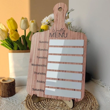 Bảng thực đơn tuần JESJELIU gỗ đa chức năng kèm bút máy lập kế hoạch bữa ăn tủ lạnh - Giảm giá 22% 9 Bảng thực đơn tuần JESJELIU gỗ đa chức năng kèm bút máy lập kế hoạch bữa ăn tủ lạnh - Giảm giá 22% 9
