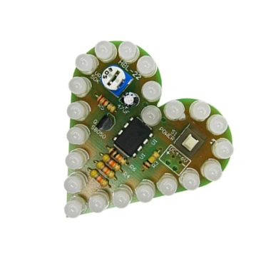 Bảng thực hành ánh sáng trái tim điện tử Analog DIY hàn – giá ưu đãi 56.100₫
