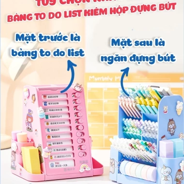 Bảng To-Do List cho bé - Lập kế hoạch, theo dõi học tập, rèn tính kỷ luật, giá ưu đãi 89.000 VND - Chăm học Store 7