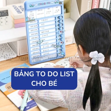 Bảng To-Do List SC175 cho bé - Lập kế hoạch, theo dõi công việc hàng ngày, giảm giá 19.900đ