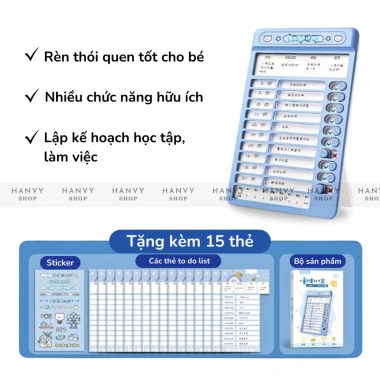 Bảng To-Do List SC175 cho bé - Lập kế hoạch, theo dõi công việc hàng ngày, giảm giá 19.900đ