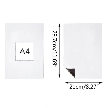 Bảng trắng A4 Avejjbaey Soft Tủ lạnh từ tính - Nhãn dán tin nhắn, kế hoạch, viết vẽ - Giá ưu đãi 86.164₫