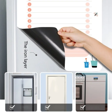 Bảng trắng A4 Avejjbaey Soft Tủ lạnh từ tính - Nhãn dán tin nhắn, kế hoạch, viết vẽ - Giá ưu đãi 86.164₫