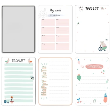 Bảng trắng A4 Avejjbaey Soft Tủ lạnh từ tính - Nhãn dán tin nhắn, kế hoạch, viết vẽ - Giá ưu đãi 86.164₫