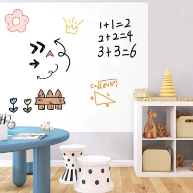 Bảng Trắng Dán Tường Không Dùng Keo - Viết Bút Lông Ghi Chú, Không Hại Tường, 29k 8