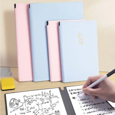 Bảng trắng FUDESHE tái sử dụng - Sổ tay da di động, kế hoạch tuần A4/A5, viết không lem