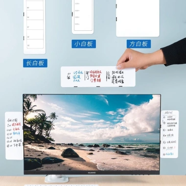Bảng trắng hai mặt từ tính dán màn hình PC, xóa được, nhắc nhở ghi chú - 170k 4