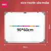 Bảng trắng Mica viền nhôm 4 góc DELI - Nhiều KT viết bút lông chính hãng, giá 309.000 VND 10