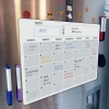 Bảng trắng nam châm A3 xóa khô Kế hoạch tuần cho tủ lạnh bếp 17x12 inch ưu đãi 2