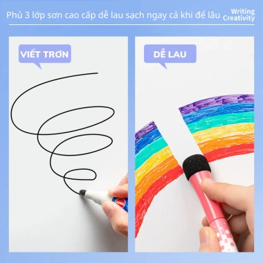 Bảng Trắng Từ Dán Tường Đa Kích Thước - Cắt Dán Tạo Hình Dễ Dàng, Giá Ưu Đãi 220.000 VND QueenLee Store 3