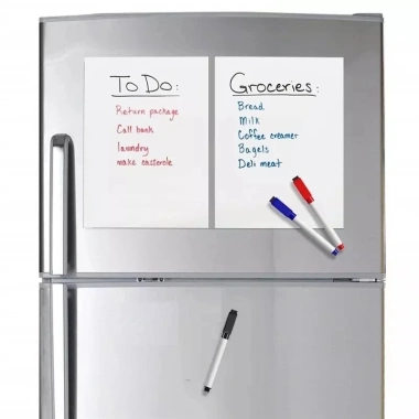 Bảng Trắng Từ Tính A3 A4 - Bút Nam Châm, Vẽ Khô, Memo Pad, Dán Tủ Lạnh, Giá 31.900₫ 5