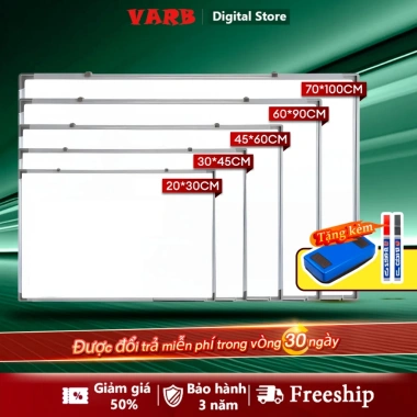 Bảng Trắng Viền Nhôm 20x30 45x30 45x60cm - Tặng Bút & Lau Bảng, Giá 62.900₫
