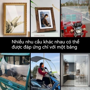 Bảng trong suốt PC chống nắng, chiếu sáng, độ bền cao - Bảng cứng nhựa cho mái ban công, tán kính