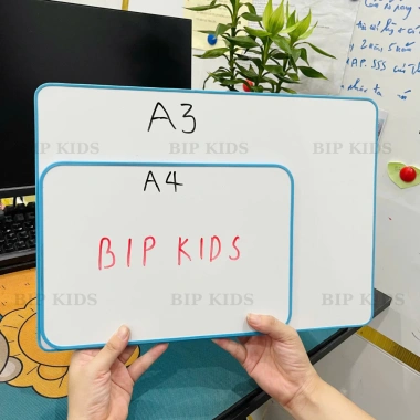 Bảng từ cầm tay BIP KIDS 2 mặt, từ tính, kèm giá đỡ, tặng 10 phụ kiện - Giá ưu đãi 129k 4