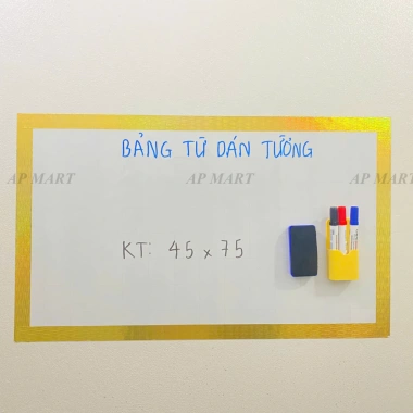 Bảng từ dán tường AP MART - Bảng nam châm viết bút lông có/không dòng kẻ, 263.000 VND 4 Bảng từ dán tường AP MART - Bảng nam châm viết bút lông có/không dòng kẻ, 263.000 VND 4