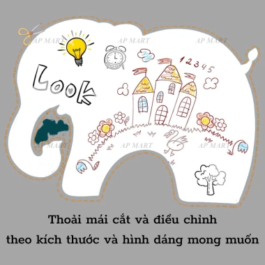 Bảng từ dán tường AP MART - Bảng nam châm viết bút lông có/không dòng kẻ, 263.000 VND