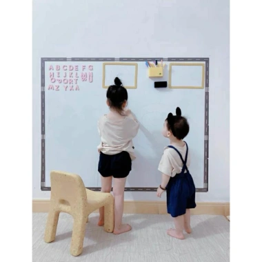 Bảng Từ Dán Tường Đa Năng Nam Châm, Viết Bút Lông Cho Bé, Tặng Túi Mù Phát Sáng, 3 Kích Thước 50-120cm, 70.000₫