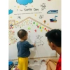 Bảng Từ Dán Tường Đa Năng Nam Châm, Viết Bút Lông Cho Bé, Tặng Túi Mù Phát Sáng, 3 Kích Thước 50-120cm, 70.000₫ 7