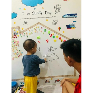 Bảng Từ Dán Tường Đa Năng Nam Châm, Viết Bút Lông Cho Bé, Tặng Túi Mù Phát Sáng, 3 Kích Thước 50-120cm, 70.000₫ 7 Bảng Từ Dán Tường Đa Năng Nam Châm, Viết Bút Lông Cho Bé, Tặng Túi Mù Phát Sáng, 3 Kích Thước 50-120cm, 70.000₫ 7