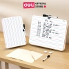 Bảng Từ Mini Hai Mặt Dòng Kẻ 30x21cm - Kèm Bút Lông & Đầu Xóa - Giá ưu đãi 80k