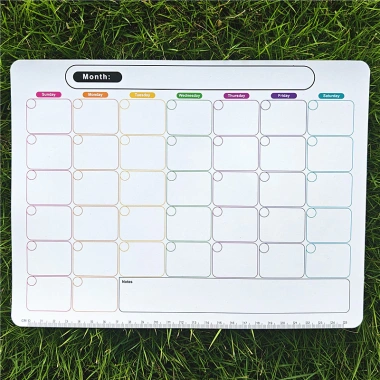 Bảng từ tính 28x21cm - Thông báo tủ lạnh, bảng trắng xóa được, quản lý lịch trình ngày & kế hoạch tháng - Giá 48,602₫ 9