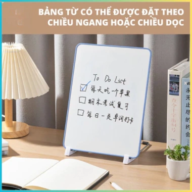 Bảng Từ Trắng Mini Ghi Chú Học Tập, Viết Bút Lông Xoá, Có Nam Châm Hút, Giá 145.900₫ 5