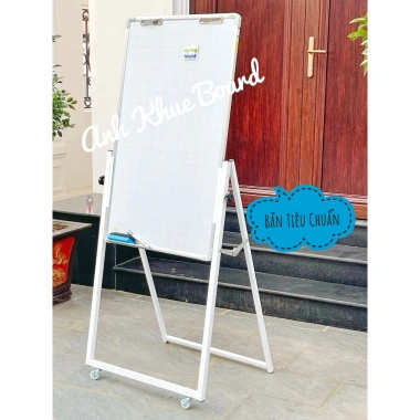 Bảng từ trắng viết bút lông Flipchart gập gọn - kèm A1/A0, bút, bông lau - 950.000 VND 3