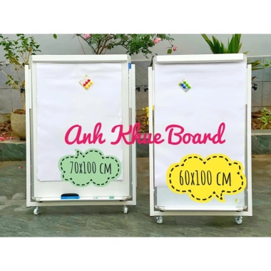 Bảng từ trắng viết bút lông Flipchart gập gọn - kèm A1/A0, bút, bông lau - 950.000 VND 4