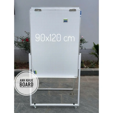 Bảng từ trắng viết bút lông Flipchart gập gọn - kèm A1/A0, bút, bông lau - 950.000 VND 5